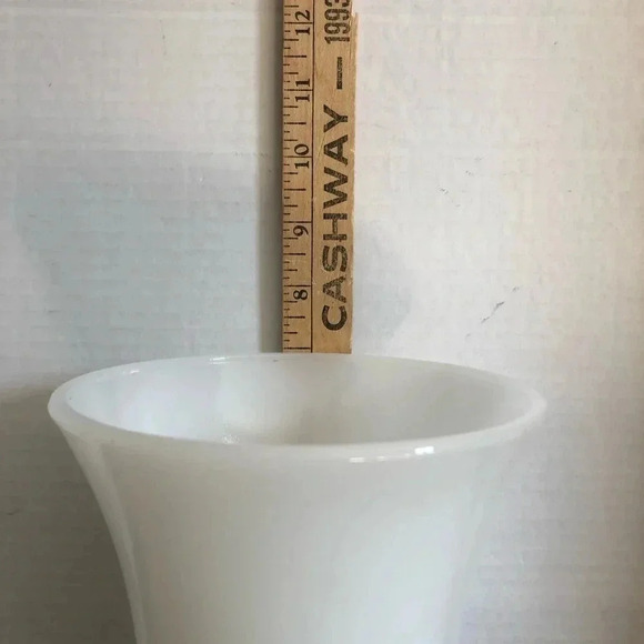 Vtg E.O. Brody Milk  Glass Compote - Picture 11 of 13